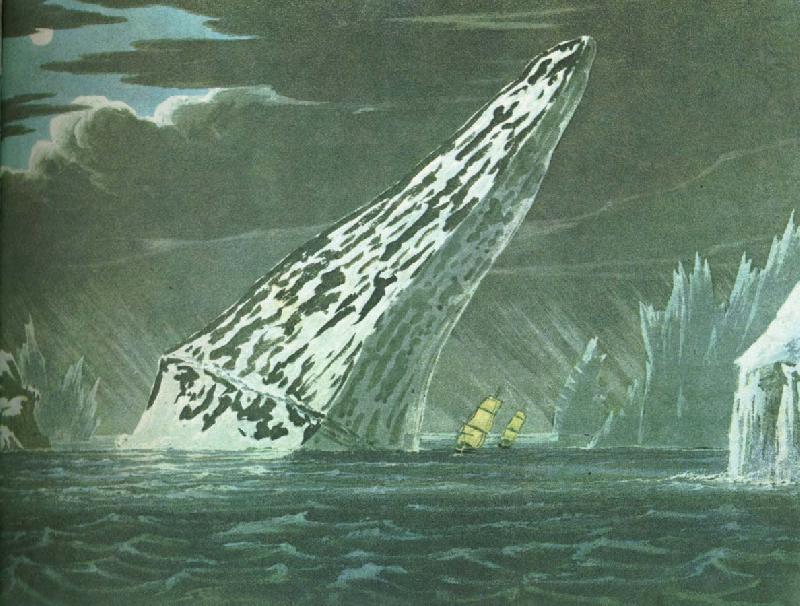 william r clark da fohn ross sokte efter norduastpassagen 1818 motte han sadana har isberg i baffinbukten